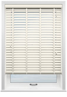 Ecowood Deluxe, Ivory Cream Satin - Venetian Blind